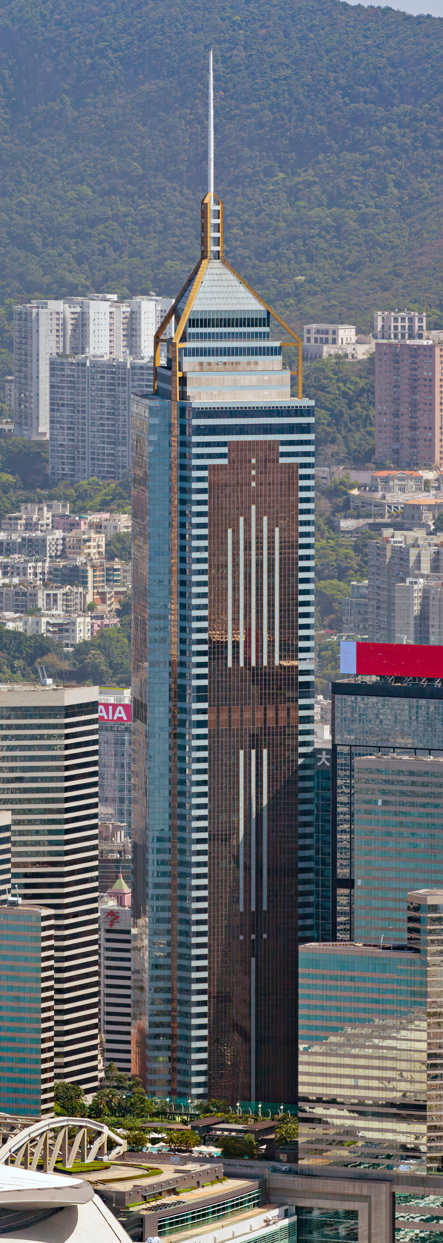 Central Plaza, Hong Kong - View from International Commerce Centre. © Mathias Beinling